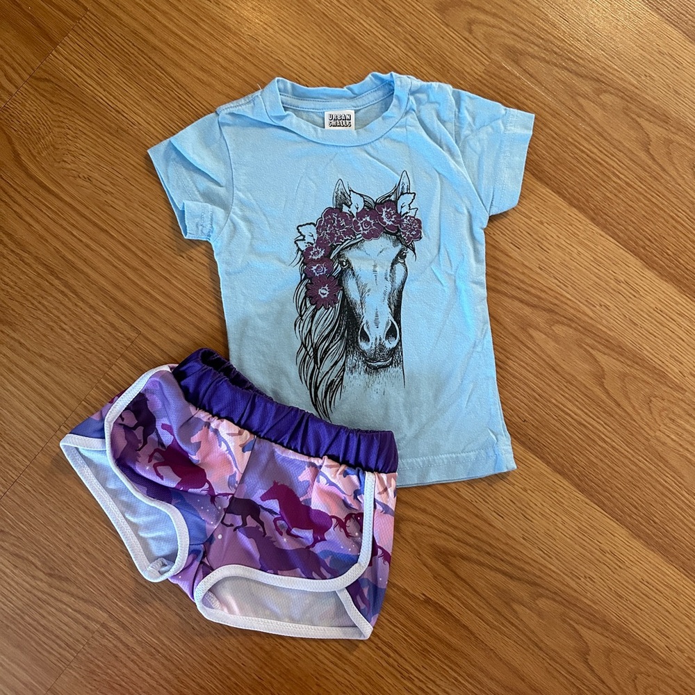 Horse Athletic Toddler Set